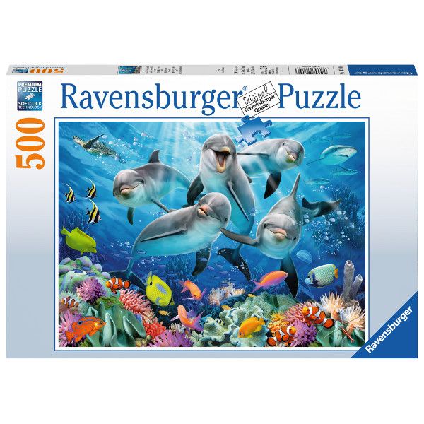 Ravensburger Puzzle Delfiny 500 Elementów 147106