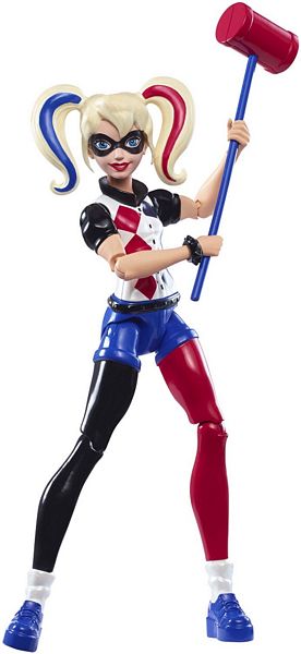 Mattel DC Super Hero Figurki Superbohaterki Harley Quinn DMM32 DMM36