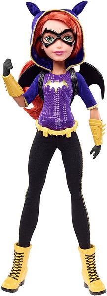 Mattel DC Super Hero Lalki Superbohaterki Batgirl DLT61 DLT64