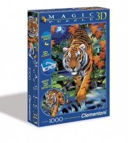 Clementoni Puzzle Magic 3D Tygrys 1000 Elementów 39185