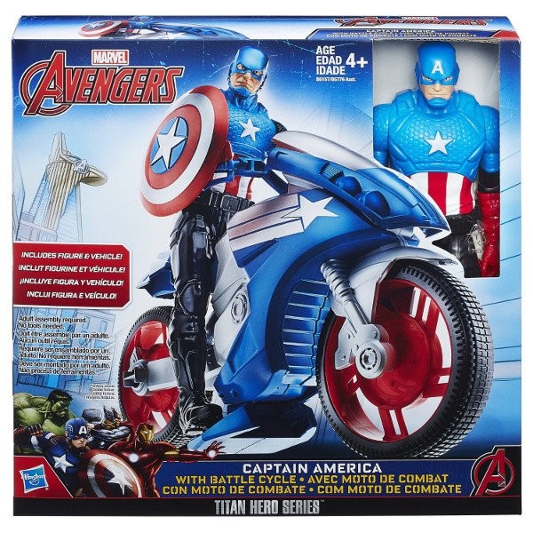 Hasbro Avengers Tytan figurka 30 cm z pojazdem Captain America B5776 B6157