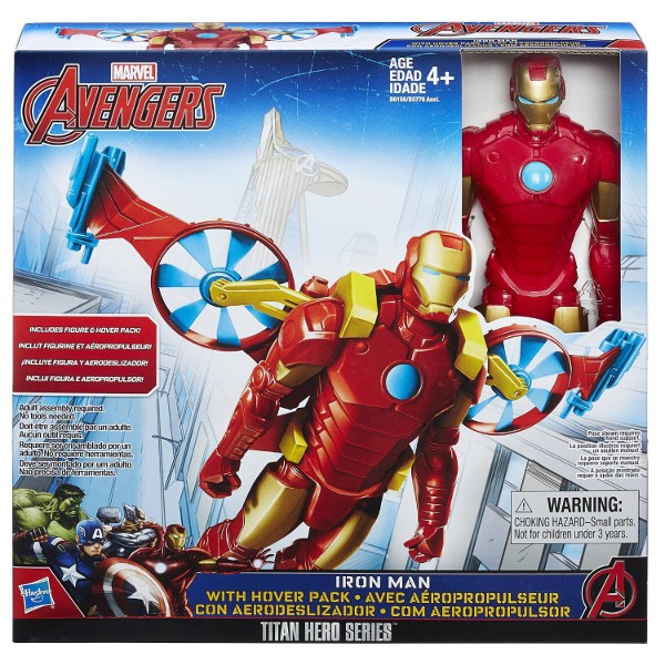 Hasbro Avengers Tytan figurka 30 cm z pojazdem Iron Man B5776 B6156
