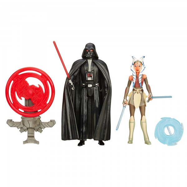 Hasbro Star Wars Figurki 10 cm 2-pak DARTH VADER I AHSOKA TAN KOSMICZNA MISJA B3955 B3959