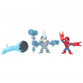 Hasbro Super Hero Mashers Avengers Micro figurki 2-pack Spiderman vs Rhino B6432 B6687