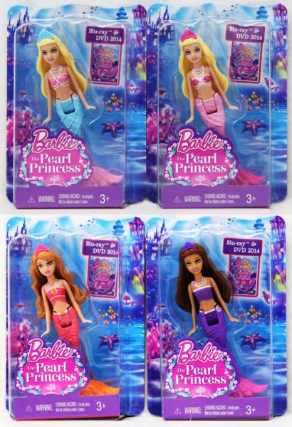 Mattel Barbie Perłowa Księżniczka Minisyrenka BDB59