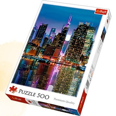 Trefl Puzzle Pełnia Księżyca Nad Manhattanem 500 Elementów 37261