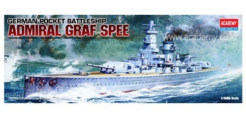 Academy Model Do Sklejania Battleship Admiral Graf Spee MA-14103