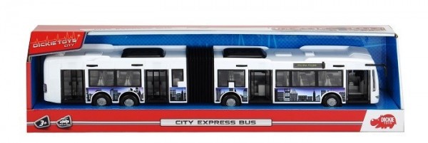 Dickie Autobus City Express 46 cm Biało-Niebieski 203748001