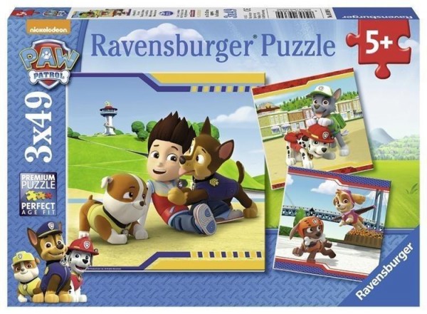 Ravensburger Puzzle Psi Patrol 3x49 el. 093694