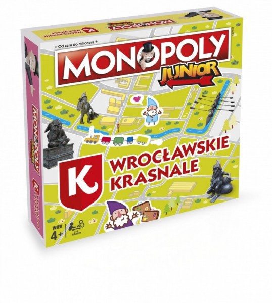 Winning Moves Gra Monopoly Junior Wrocławskie Krasnale 28790