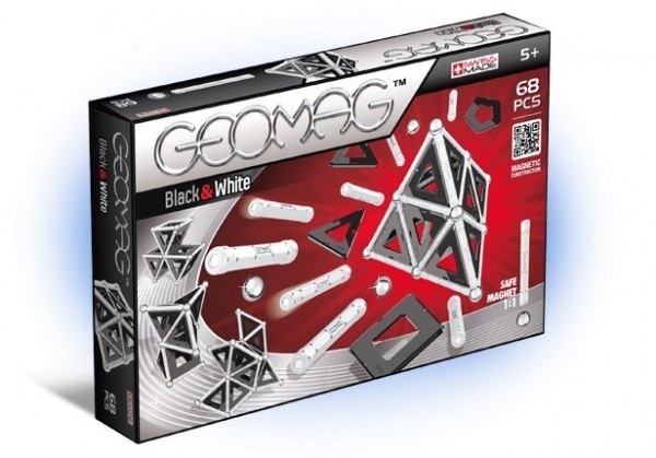Geomag Klocki Magnetyczne Black&White 68 Elementów GEO012