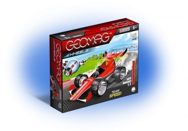Geomag Wheels Czerwony Team Speed 710, 25 el . GEO-710