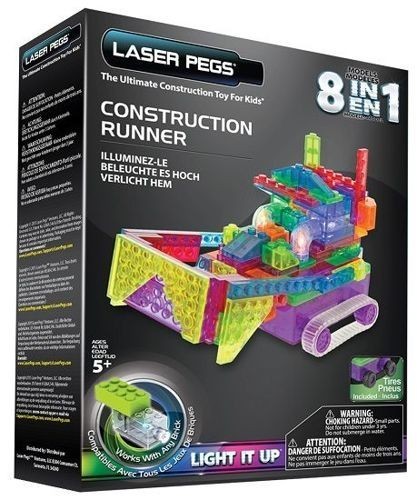 Laser Pegs 8 in 1 Construction Runner RN2170B