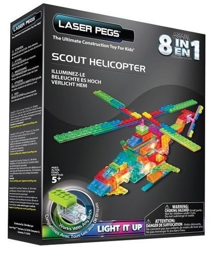 Laser Pegs 8 in 1 Scout Helicopter PB2150B
