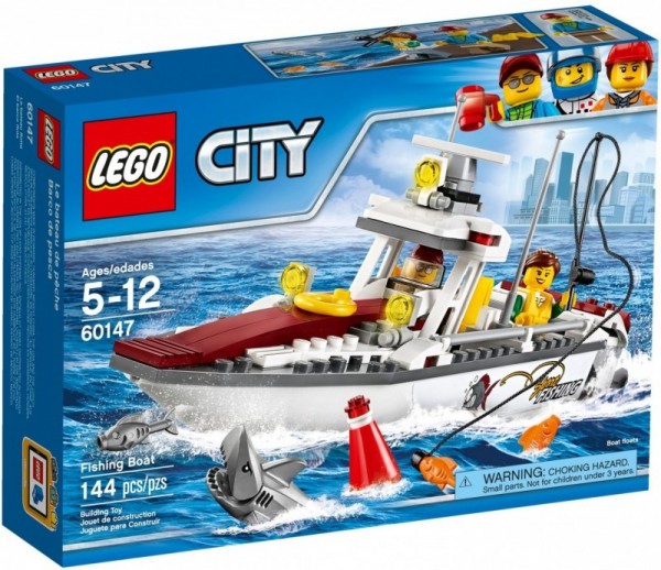 Lego City Łódź rybacka 60147