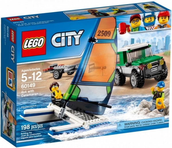 Lego City Terenówka 4x4 z katamaranem 60149