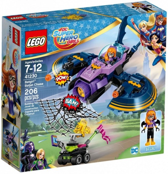 Lego DC Super Hero Girls Batgirl i pościg Batjetem 41230