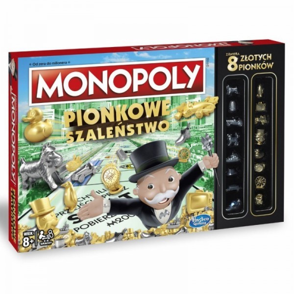 Hasbro Gra Monopoly Pionkowe Szaleństwo C0087
