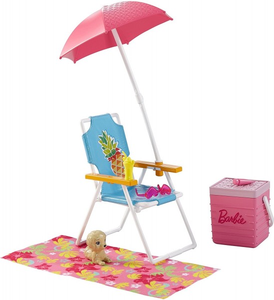 Mattel Barbie Akcesoria Wypoczynkowe Plaża DXB69 DVX49