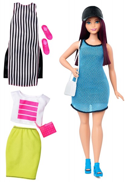 Mattel Barbie Lalka z Ubrankami So Sporty Curvy DTD96 DTF01