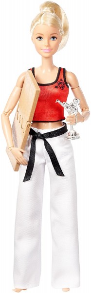 Mattel Barbie Made to Move Sportowa Karate DVF68 DWN39