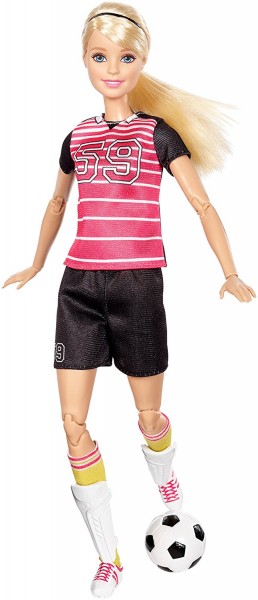 Mattel Barbie Made to Move Sportowa Piłkarka DVF68 DVF69