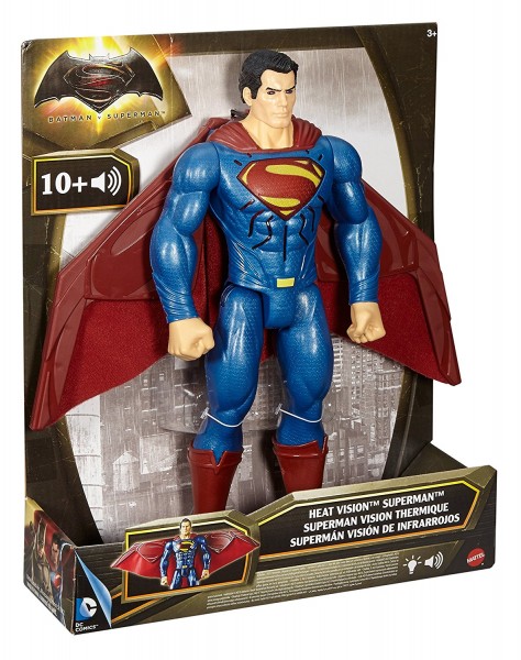 Mattel Batman v Superman Figurka 30 cm Światło Dźwięk Superman DPB05 DPB07