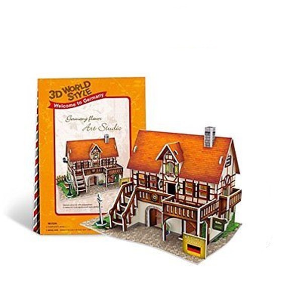 Cubic Fun Puzzle 3D Domki świata Niemcy Art Studio 23125