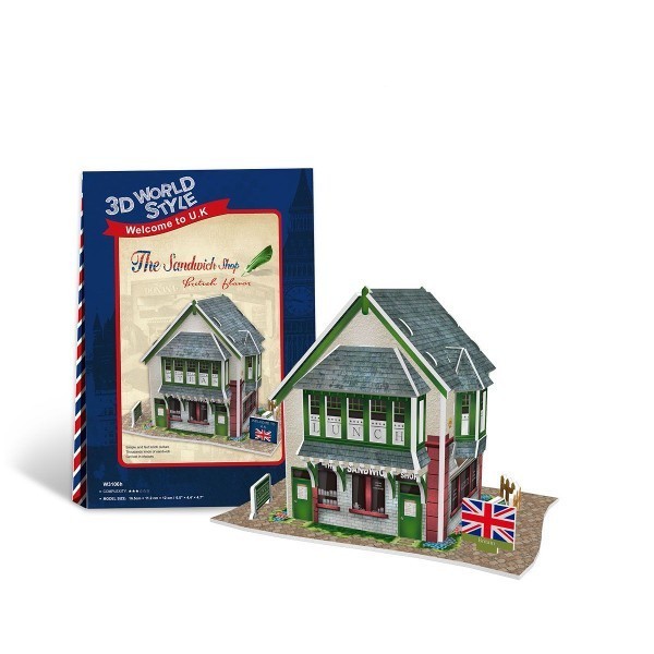Cubic Fun Puzzle 3D Domki świata Wielka Brytania Sandwich 23106