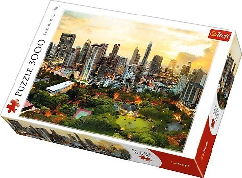 Trefl Puzzle Zachód Słońca w Bangkoku 3000 Elementów 33060