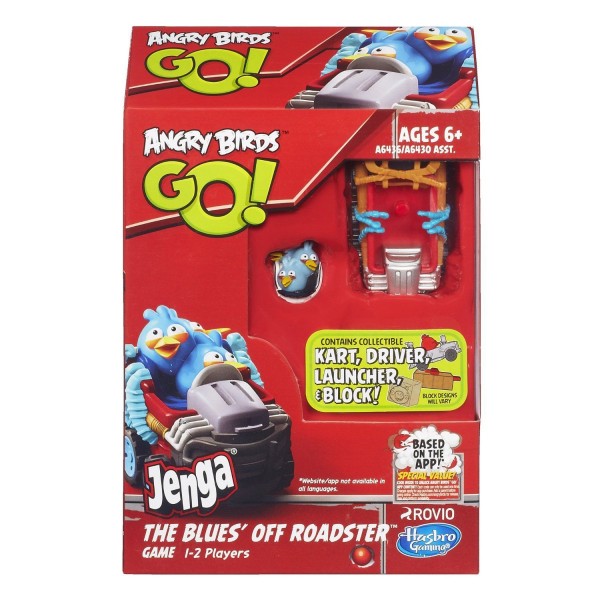 Hasbro Angry Birds Go! Jenga The Blues' Off Roadster A6430 A6436
