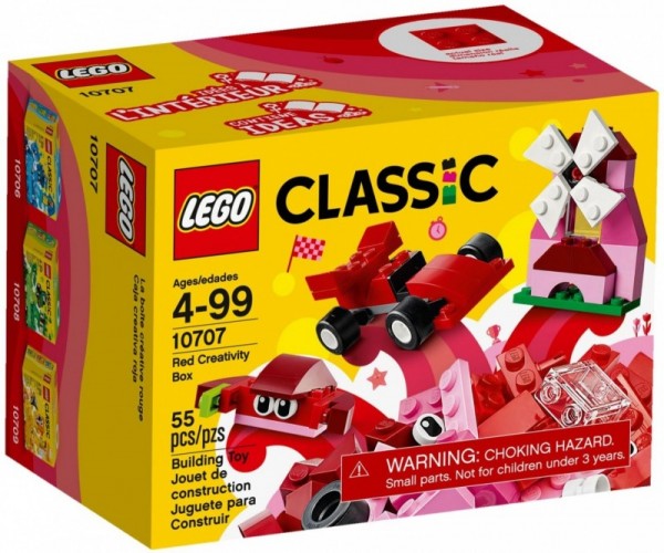 Lego Classic Czerwony zestaw kreatywny 10707