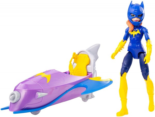 Mattel DC Super Hero Superbohaterka z Pojazdem Batgirl DVG72 DVG74