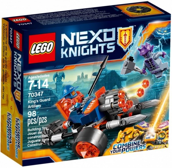 Lego Nexo Knights Artyleria królewskiej straży 70347