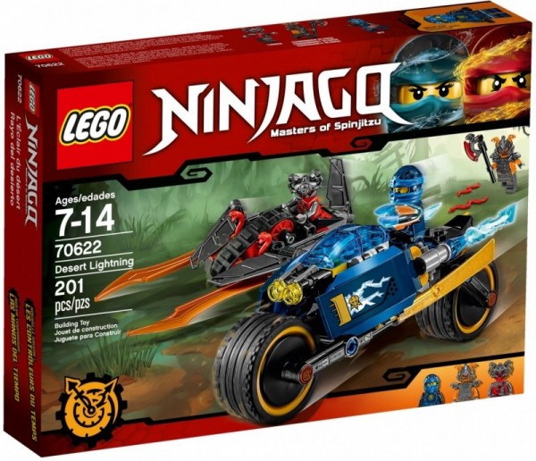 Lego Ninjago Pustynna błyskawica 70622