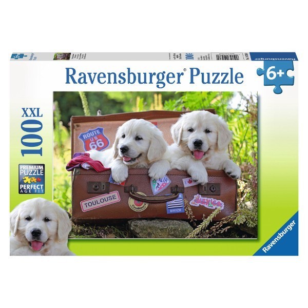 Ravensburger Puzzle Podróżujące Szczeniaki 100 Elementów 105380