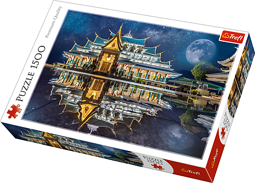 Trefl Puzzle Wat Pa Phu Kon Tajlandia 1500 Elementów 26141