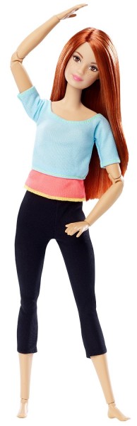 Mattel Barbie Made to Move Sportowa Lalka Rudowłosa DHL81 DPP74