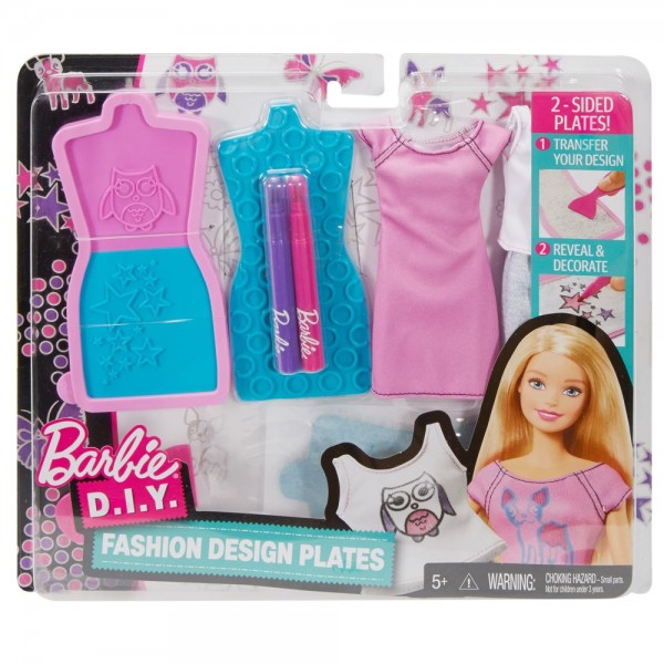 Mattel Barbie Zrób to sama: Stylowe szablony DYV66 DYV67