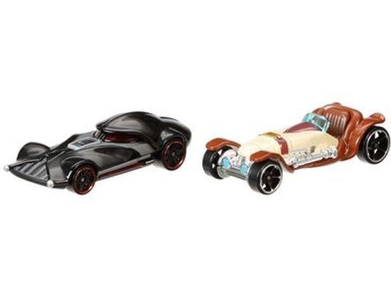 Mattel Hot Wheels Star Wars Samochodziki Dwupak Obi-Wan Kenobi Darth Vader CGX02 CGX06