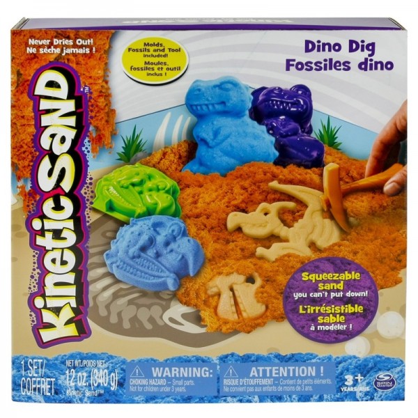 Spin Master Kinetic Sand Wykopalisko Dinozaurów 340g 20487