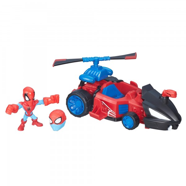 Hasbro Super Hero Mashers Avengers Micro figurka z pojazdem Spiderman B6433 B6684