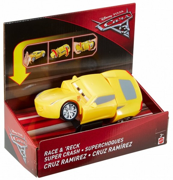 Mattel Cars 3 Auta z kraksą Cruz Ramirez DYW10 DYW40