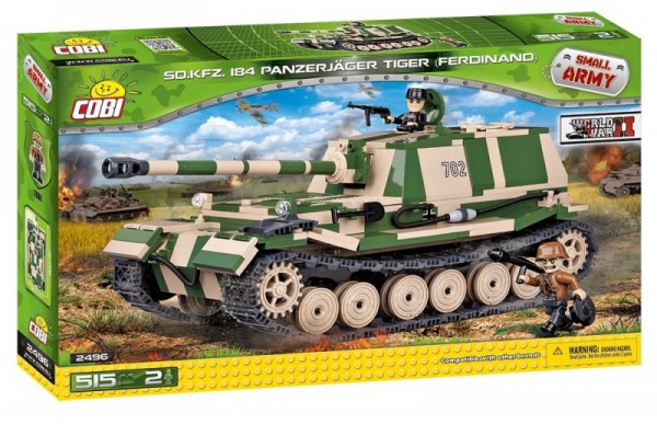 Cobi Armia 515 Elementów SDKFZ 184 Panzerjager II 2496