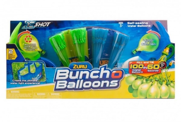 Bunch O Baloons Duży Zestaw, 2 Wyrzutnie + Balony BOB01222