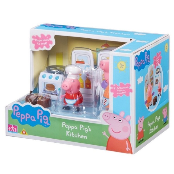 Tm Toys Peppa Zestaw Kuchnia + Figurki 06148