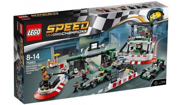 Lego Speed Champions Zespół Formuły 1 MERCEDES AMG PETRONAS 75883