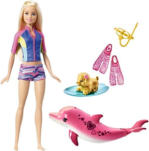 Mattel Barbie Delfiny z Magicznej Wyspy Nurkowanie z Delfinem FBD63