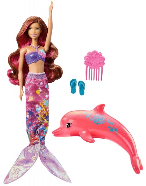 Mattel Barbie Delfiny z Magicznej Wyspy Tajemnicza Syrena FBD64