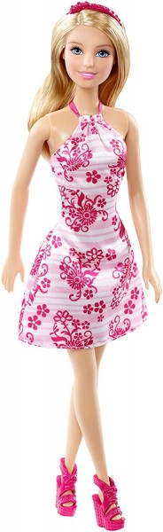 Mattel Barbie Wiosenna w Różowej Sukience CMM06 CMM07